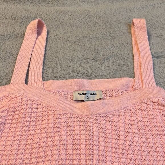 NWT Sandy Liang X Target Pink Sweater Tank Top - Size Large - Picture 6 of 13